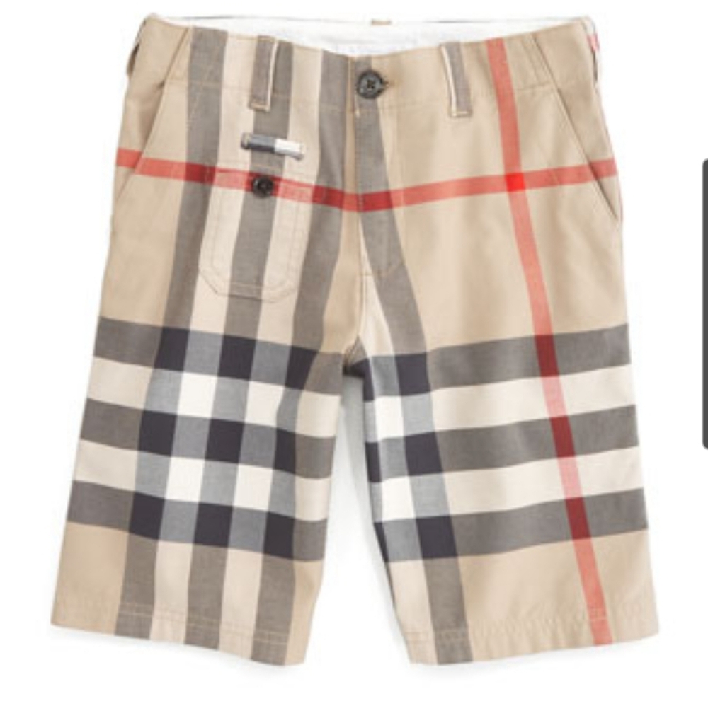 Burberry Percy Cotton Shorts in size 4